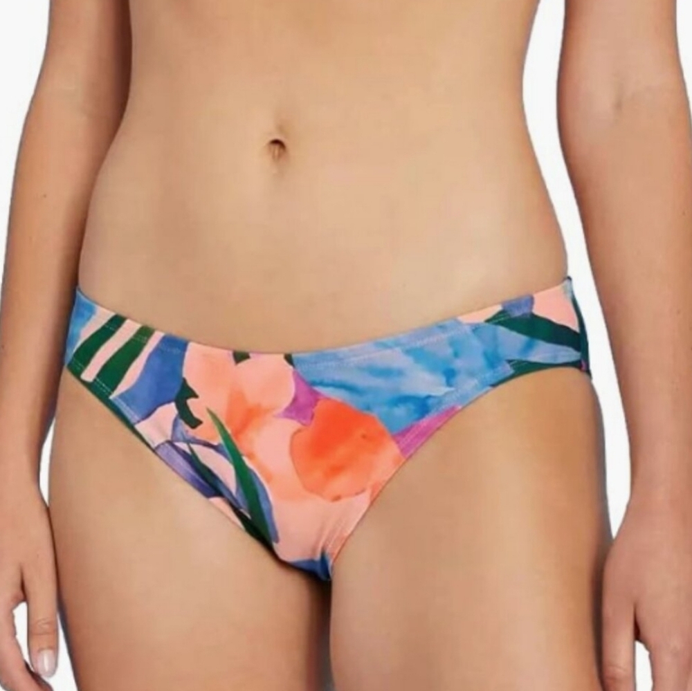 NWT Kona Sol Floral Print Bikini Bottom